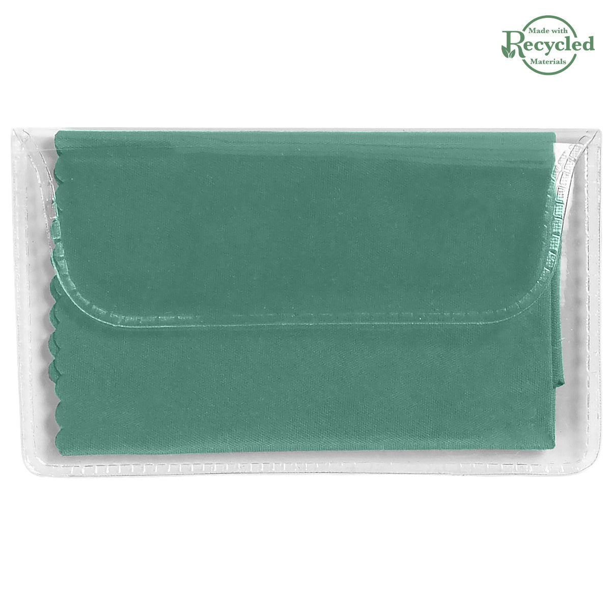 Microfiber Cleaning Cloth In Case - Green