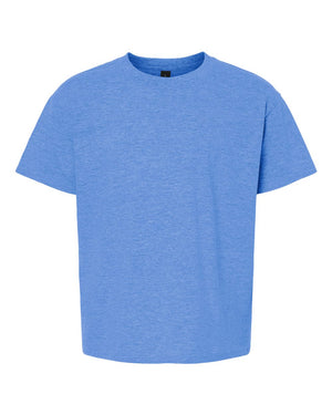 Gildan Youth Softstyle T-Shirt - Heather Royal