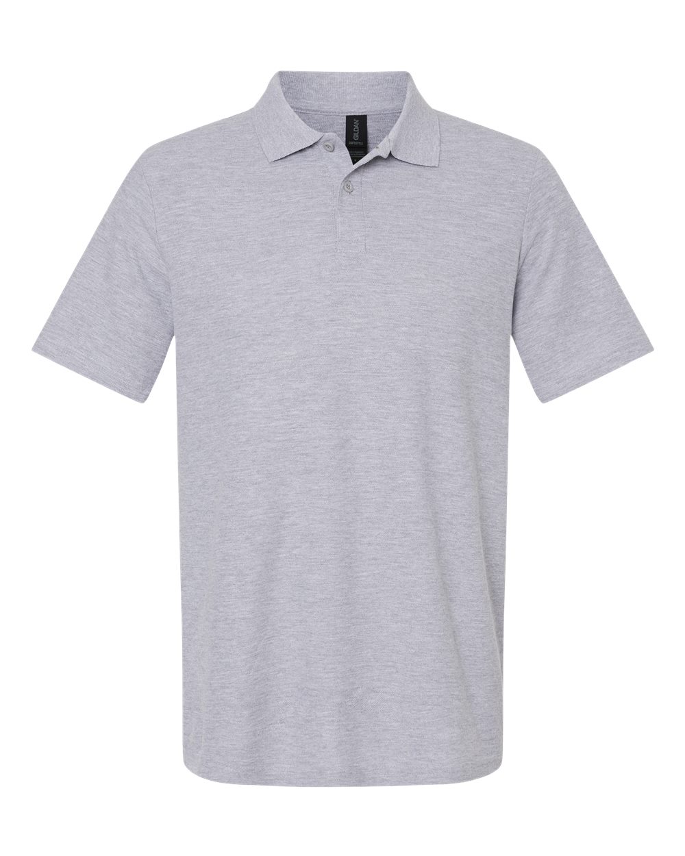 Gildan Men's Softstyle Double Pique Polo - Sport Grey