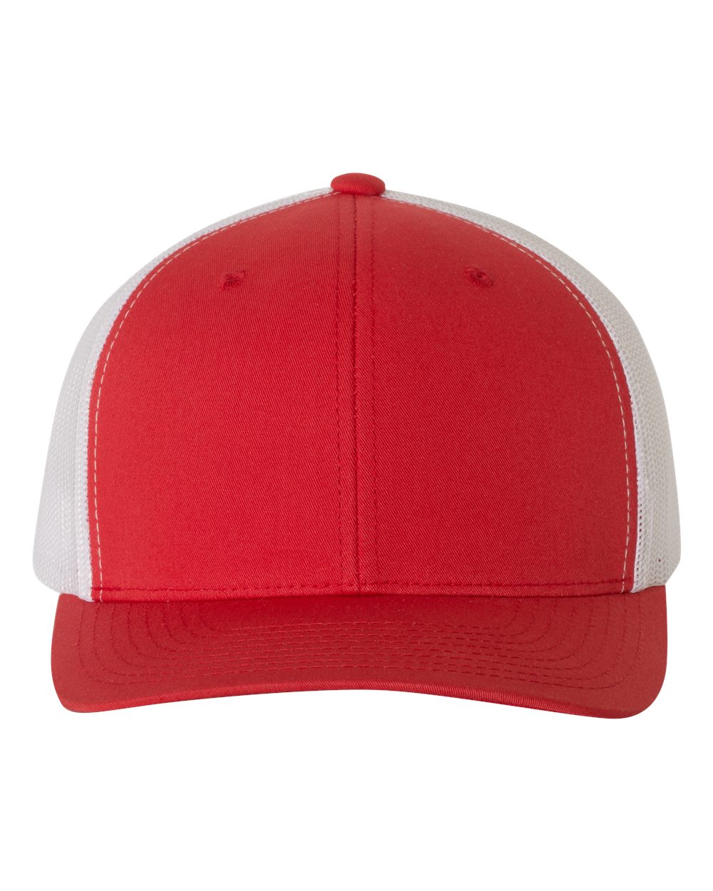 YP Classics Adult Retro Trucker Cap - Red/ White