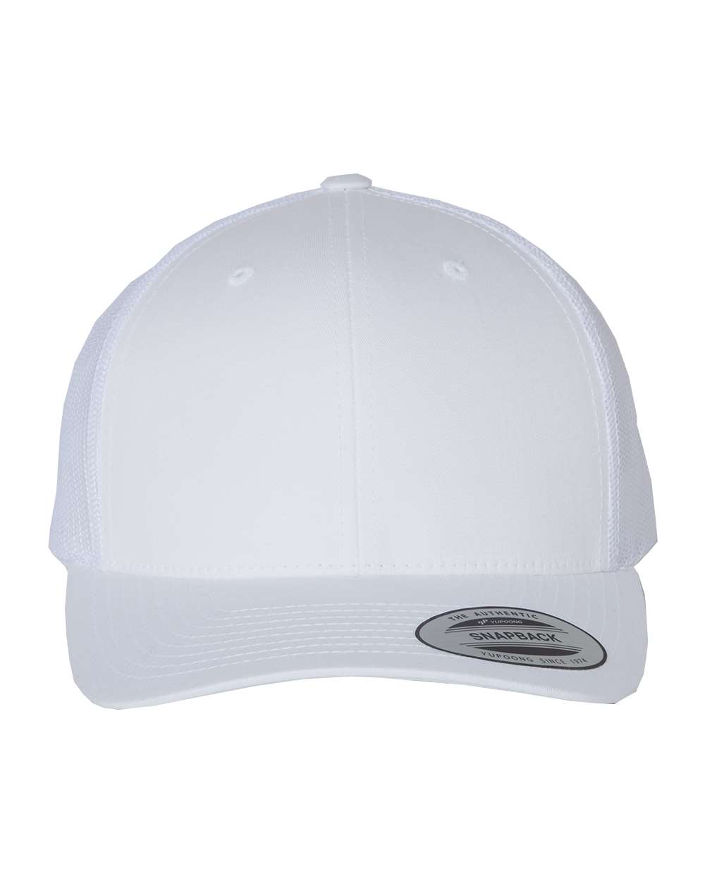 YP Classics Adult Retro Trucker Cap - White