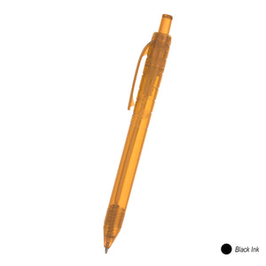 Oasis Bottle-Inspired Pen - Trans Orange With Black