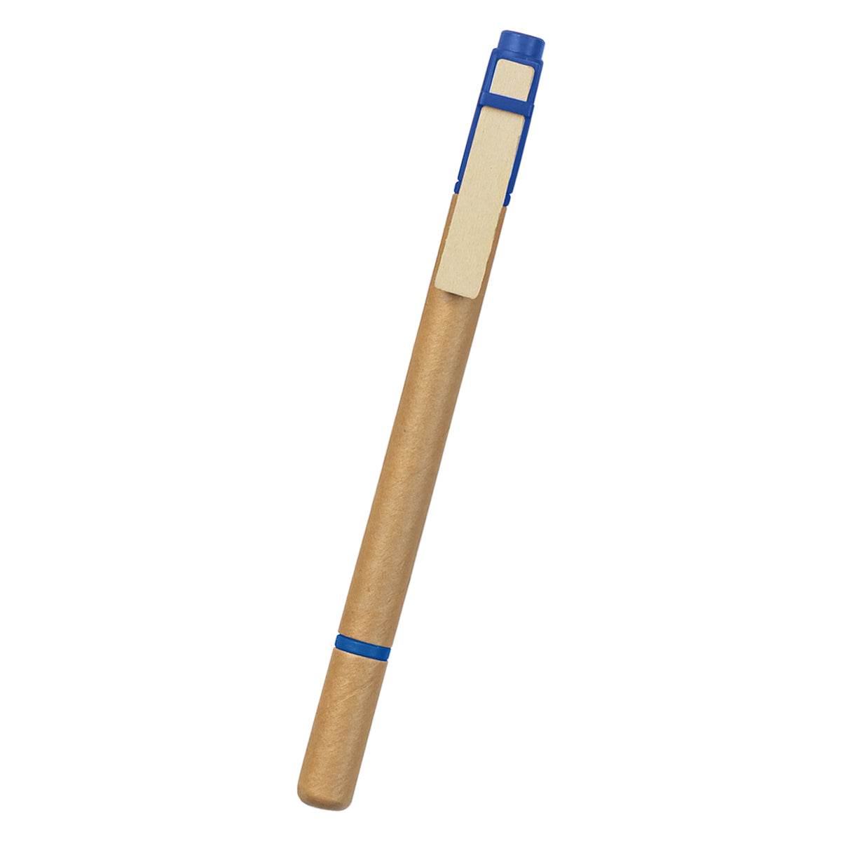 Dual Function Eco-Inspired Pen With Highlighter - Natural Blue