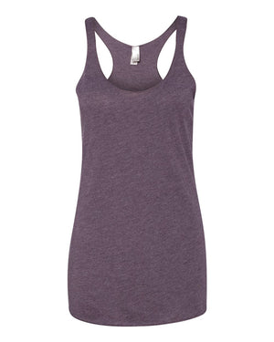 Next Level Ladies' Triblend Racerback Tank - Vintage Purple