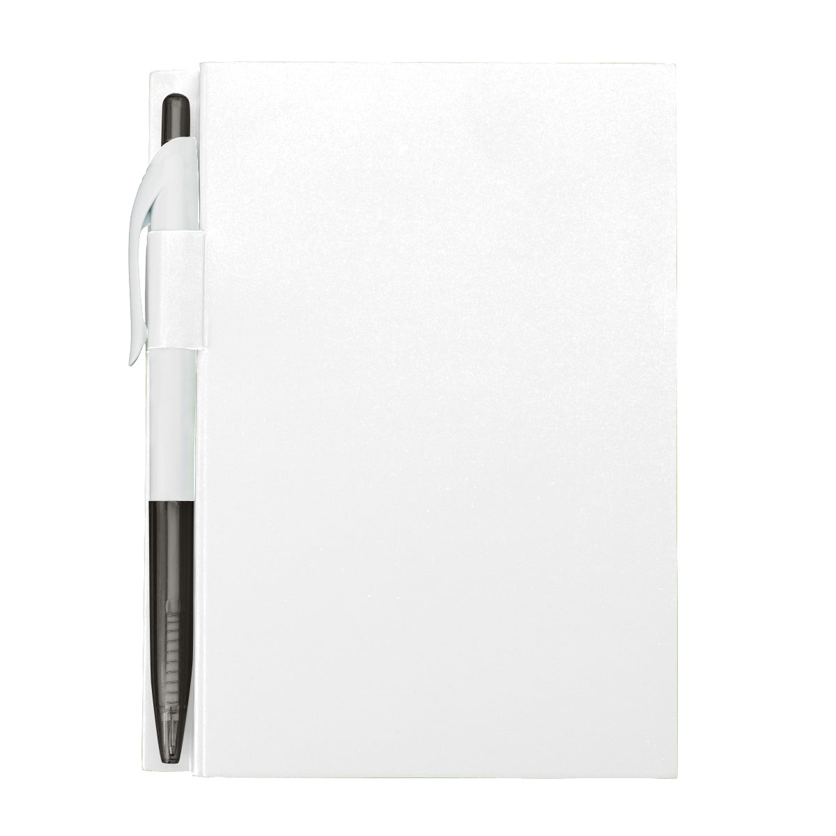 4" x 6" Notebook With Pen - White