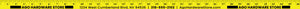 5/32" Colorful Enameled Yardsticks - Yellow