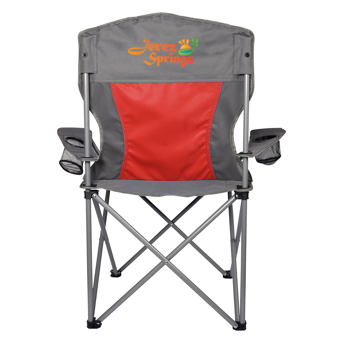 Two-Tone Folding Chair With Carrying Bag