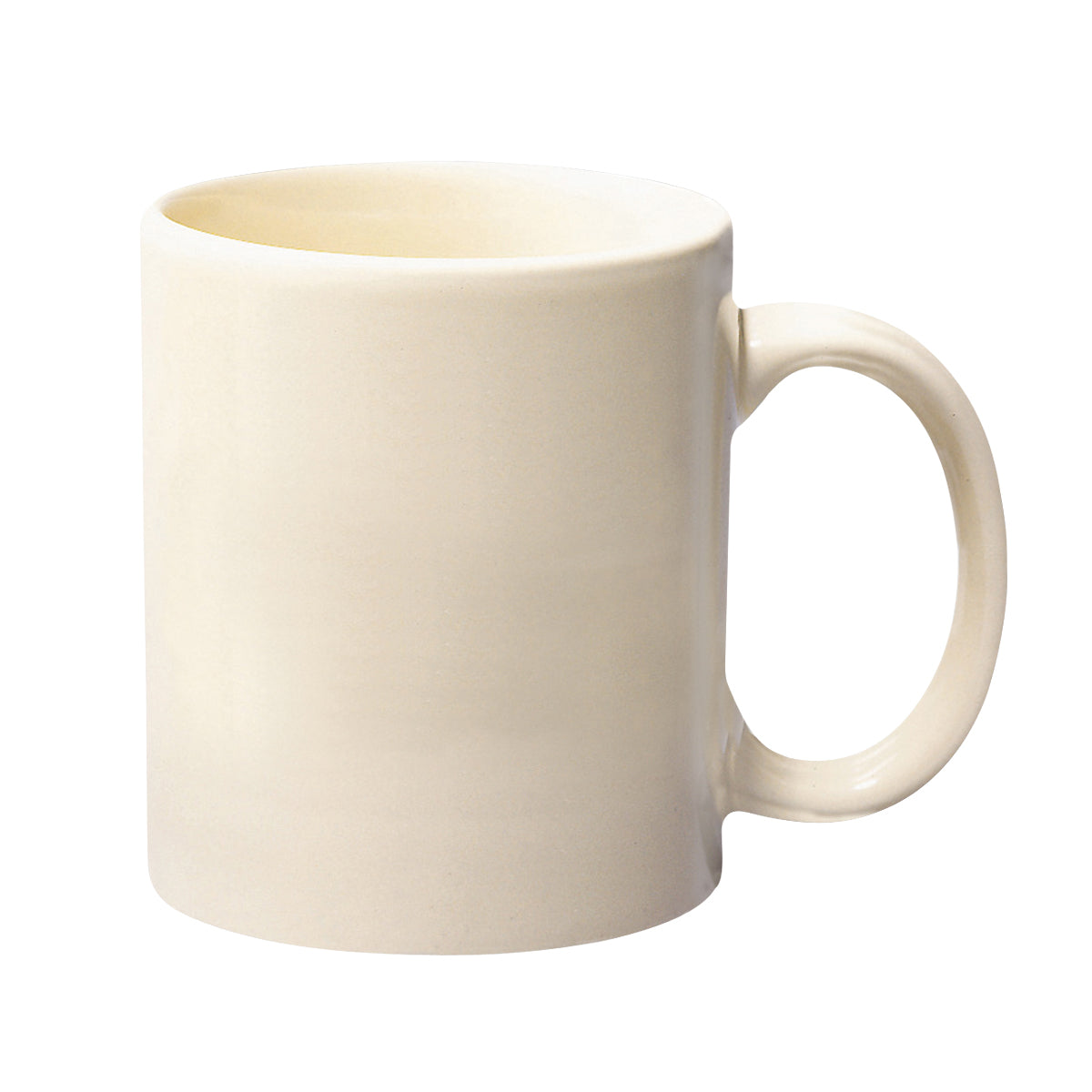11 Oz. Colored Stoneware Mug - Solid/Two-Tone - Almond