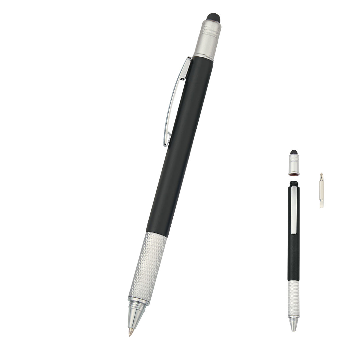 Screwdriver Pen With Stylus - Black