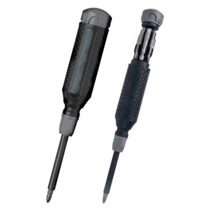 MegaPro 14-In-1 Multi-Bit Screwdriver - Black With Gray