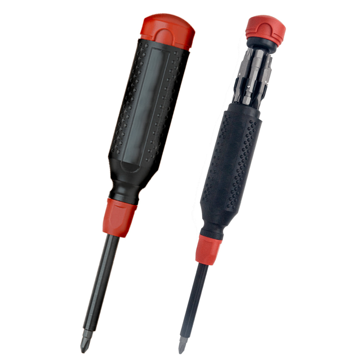 MegaPro 14-In-1 Multi-Bit Screwdriver - Black With Red