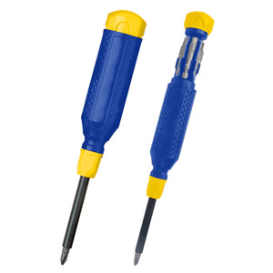 MegaPro 14-In-1 Multi-Bit Screwdriver - Blue With Yellow