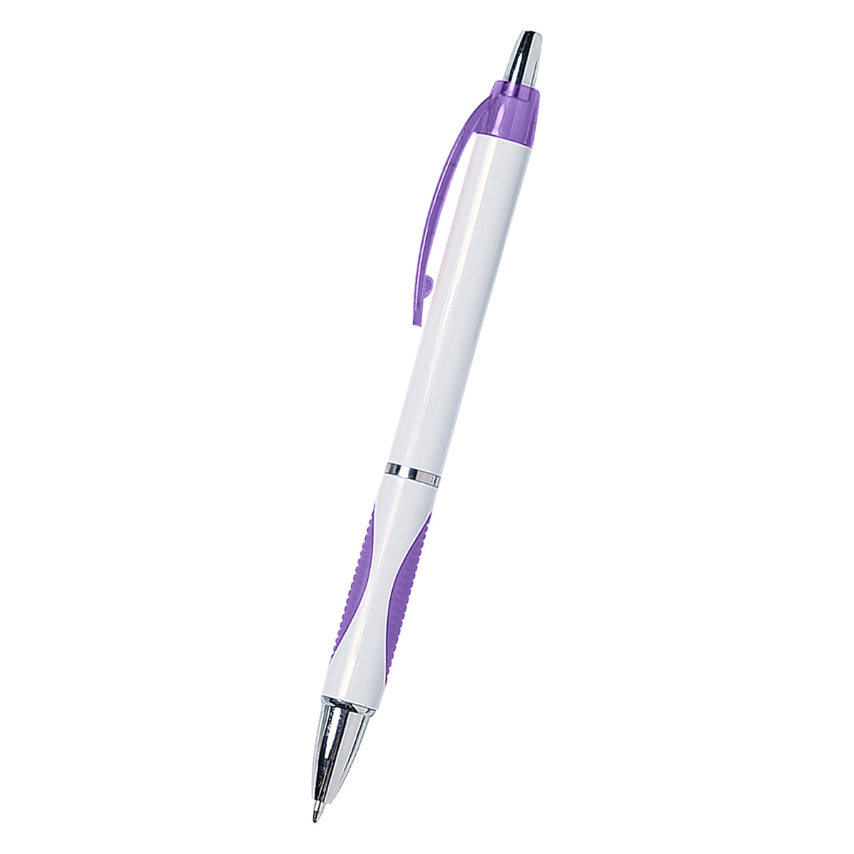 Sassy Pen - White With Purple