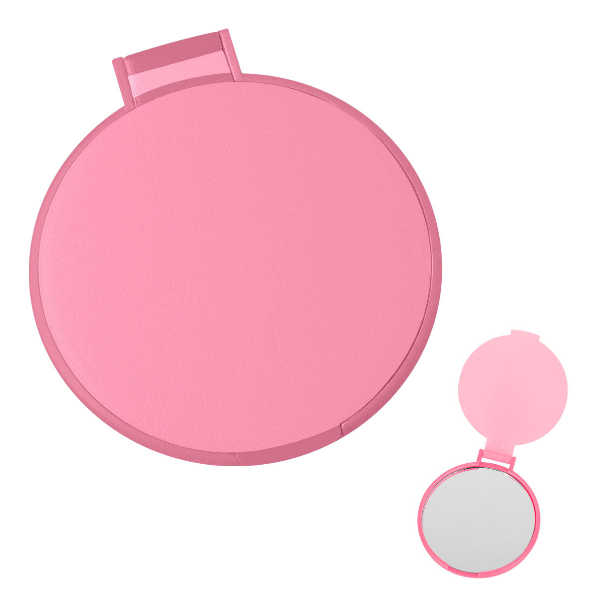 Round Mirror - Translucent Pink