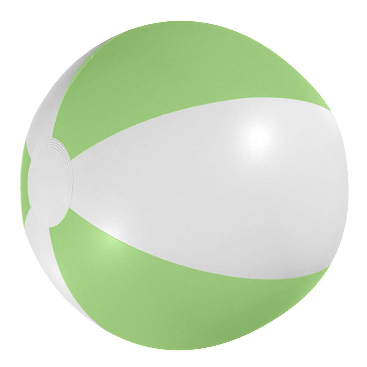 16" Beach Ball - White With Green
