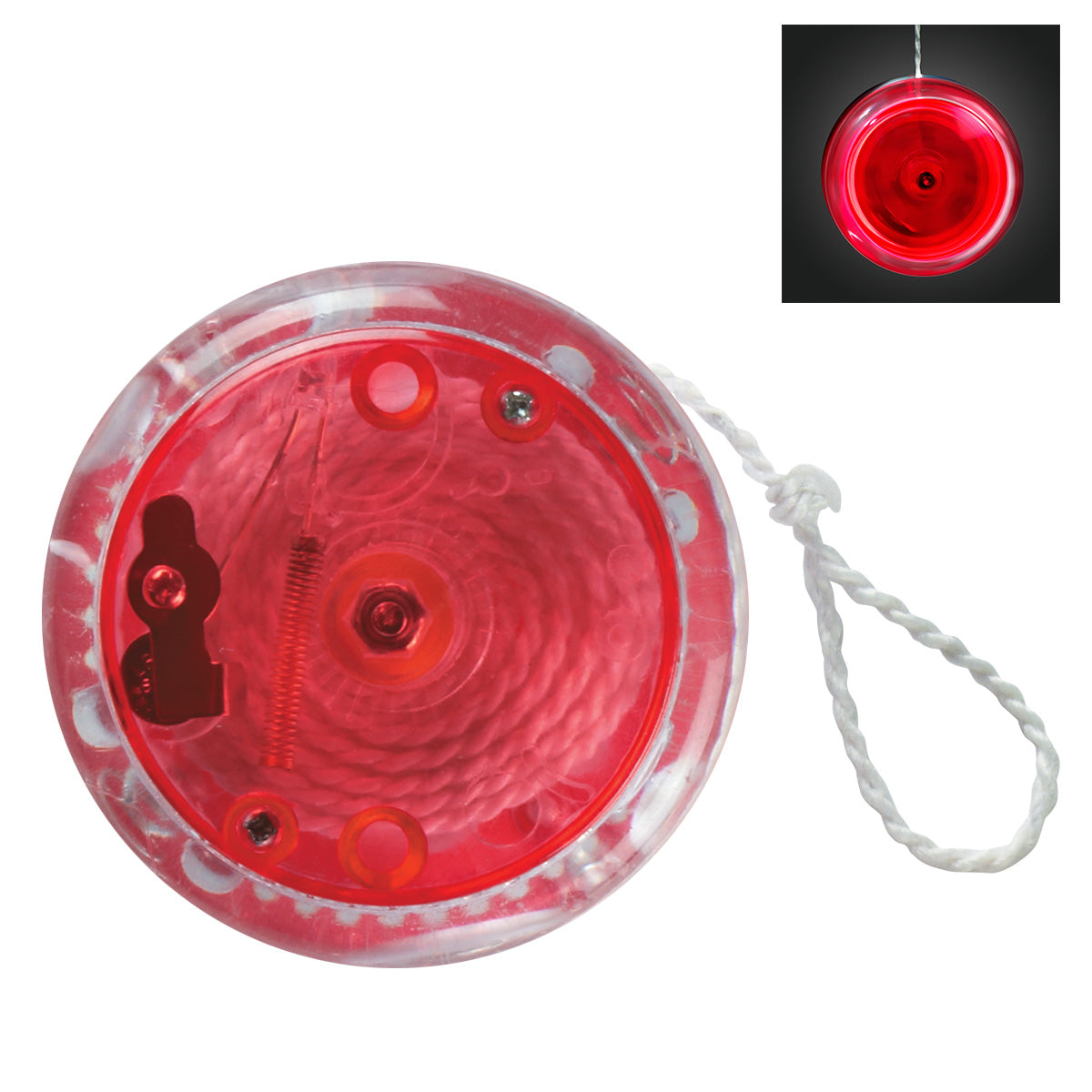 Light Up Yo-Yo - Translucent Red