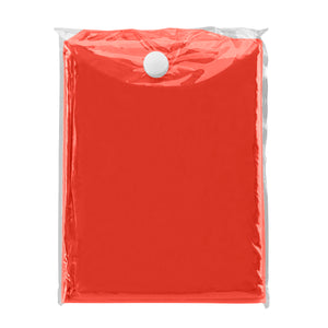 Disposable Poncho - Red