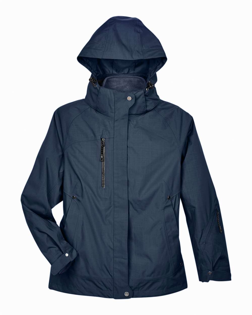 North End Ladies' Caprice 3-in-1 Jacket with Soft Shell Liner - Classic Navy