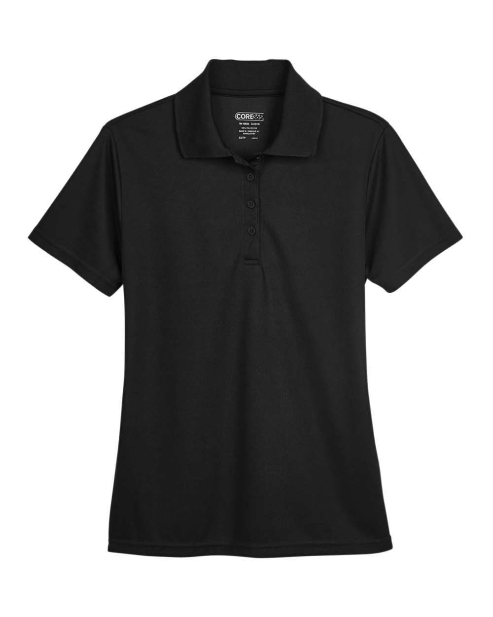 CORE365 Origin Pique Polo - Ladies - Black