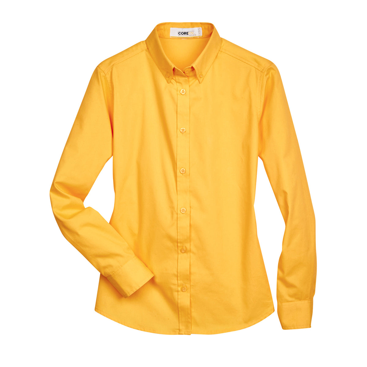 Core 365 Operate Long Sleeve Twill Shirt (Ladies') - Campus Gold