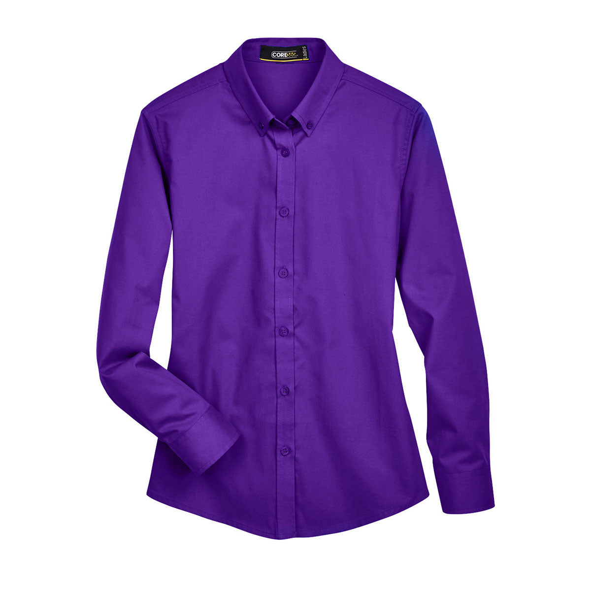 Core 365 Operate Long Sleeve Twill Shirt (Ladies') - Campus Purple