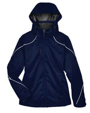 North End Ladies' Angle 3-in-1 Jacket with Bonded Fleece Liner - Night