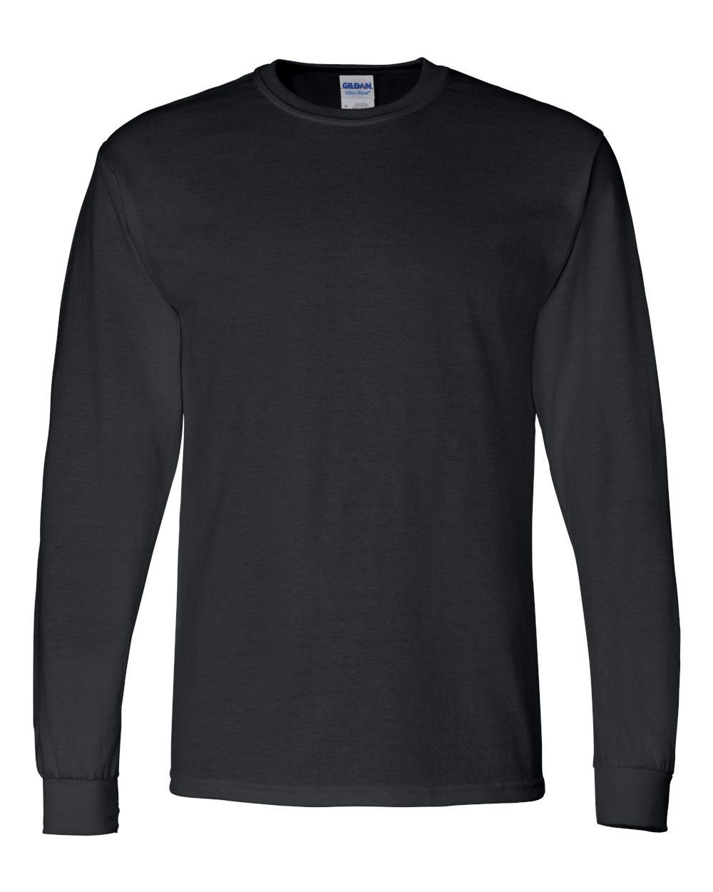 Gildan Adult 50/50 Long-Sleeve T-Shirt - Black