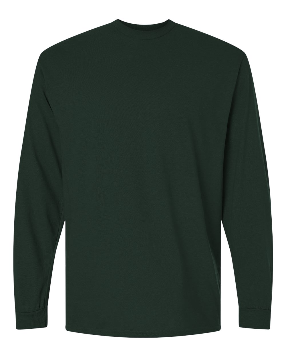 Gildan Adult 50/50 Long-Sleeve T-Shirt - Forest Green