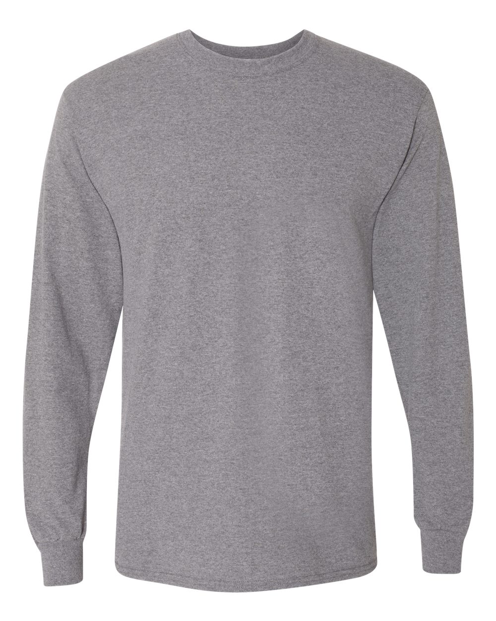Gildan Adult 50/50 Long-Sleeve T-Shirt - Graphite Heather