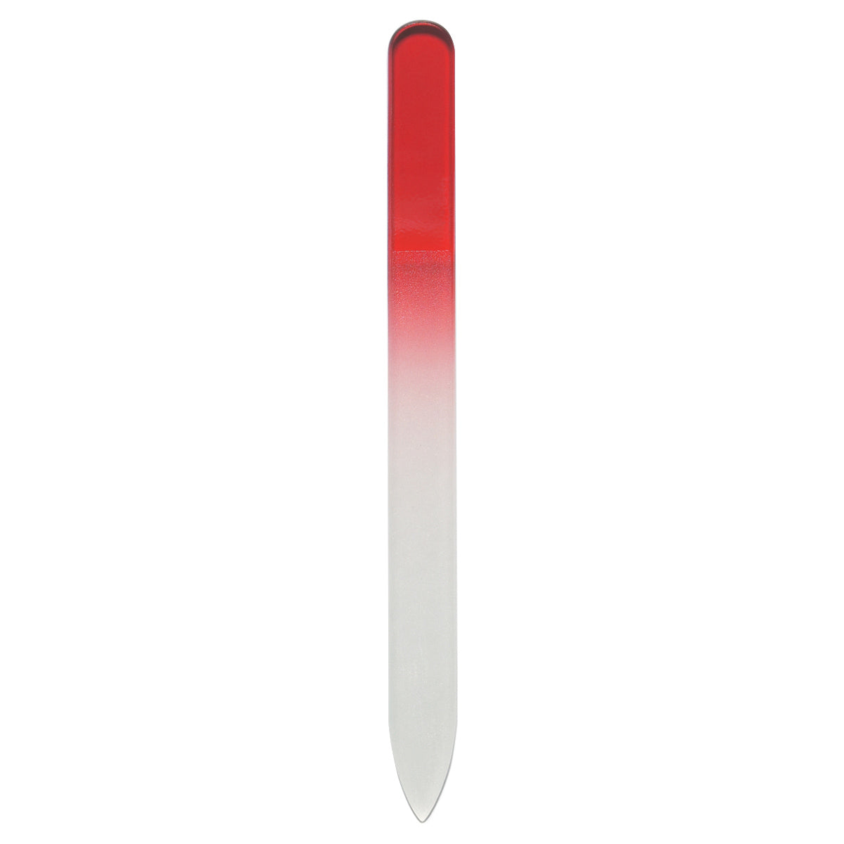 Glass Nail File In Sleeve - Red