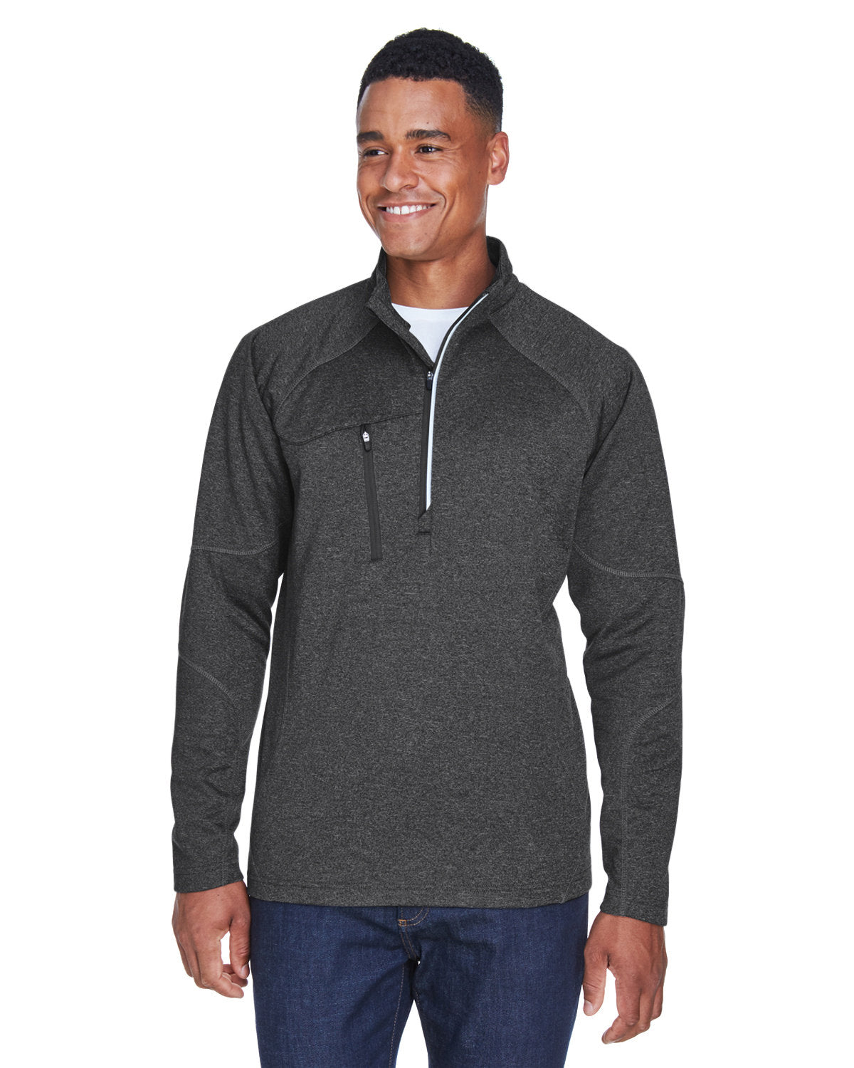 North End Adult Catalyst Performance Fleece Quarter-Zip - Front