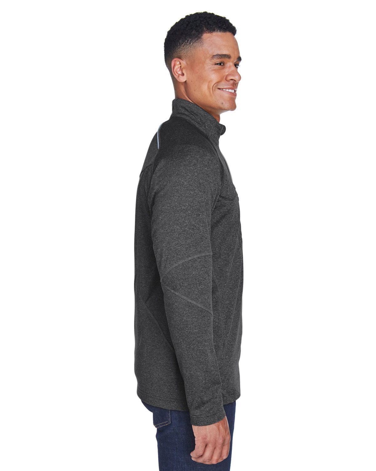 North End Adult Catalyst Performance Fleece Quarter-Zip - Side