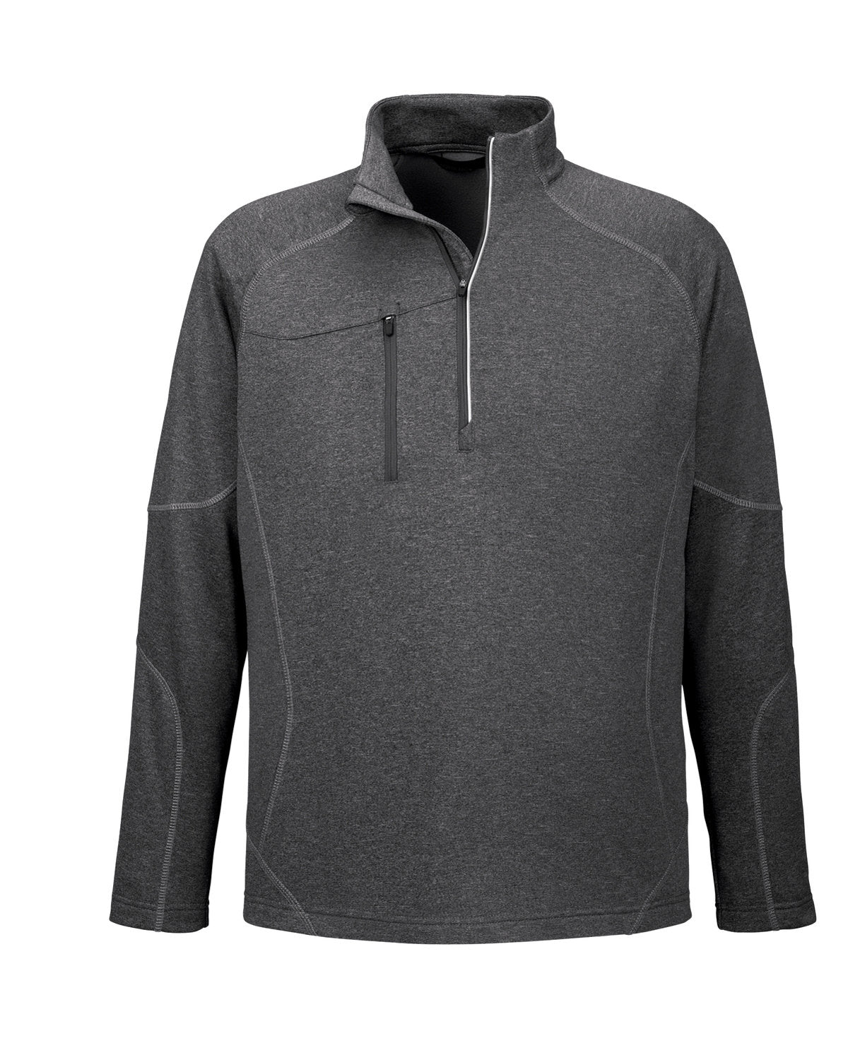 North End Adult Catalyst Performance Fleece Quarter-Zip - Carbon Heather