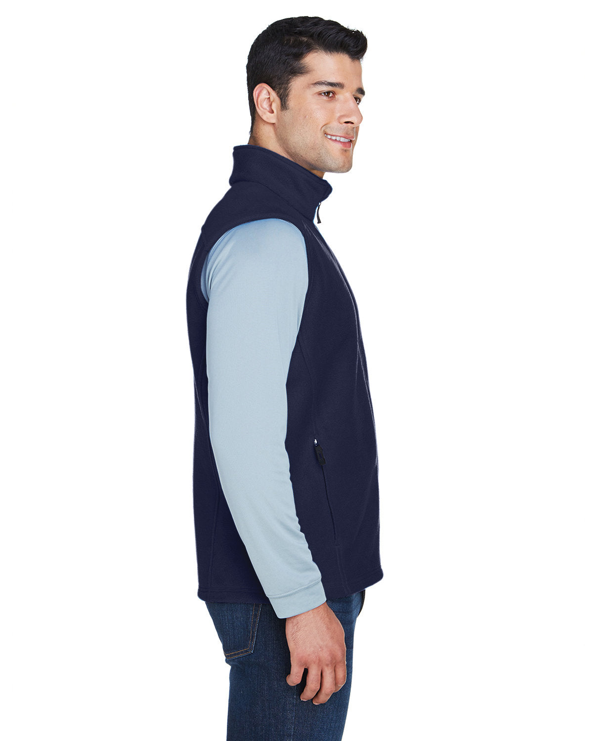 Core365 Men's Tall Journey Fleece Vest - Side