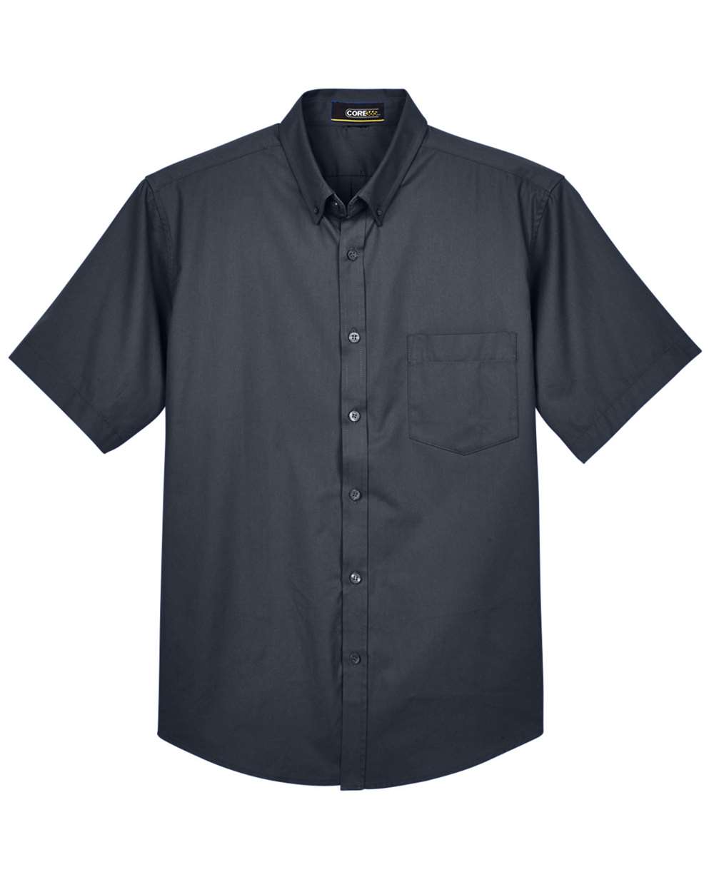 CORE365 Origin Short Sleeve Twill Shirt - Men - Carbon