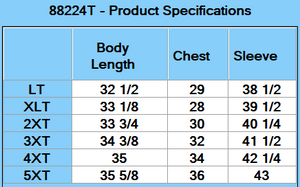 CORE365 Men's Tall Profile Fleece-Lined All-Season Jacket - Specs