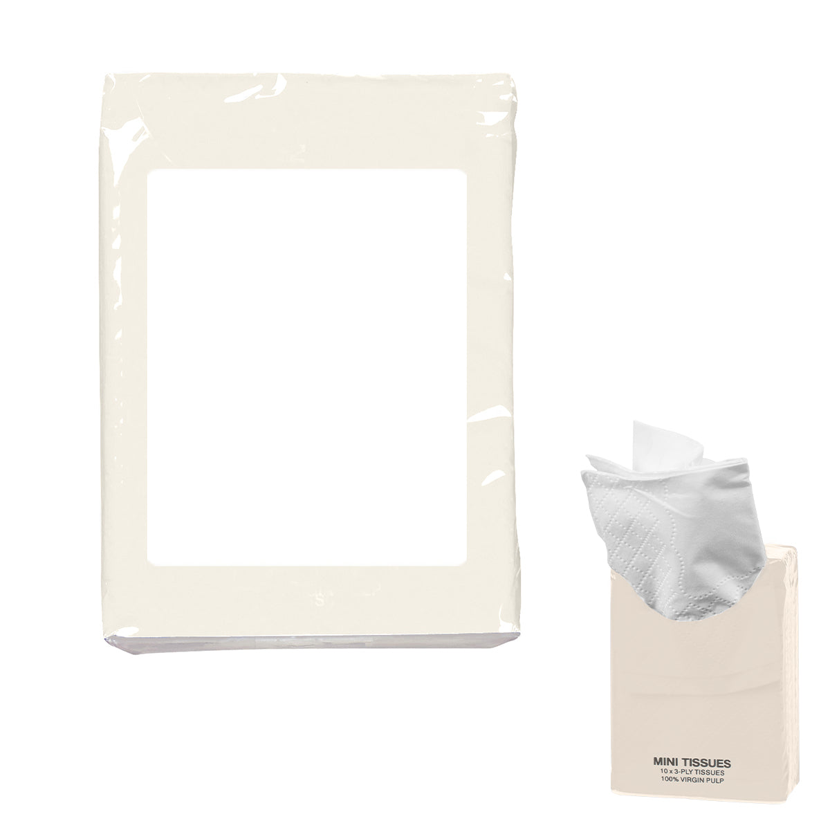 Mini Tissue Packet - White