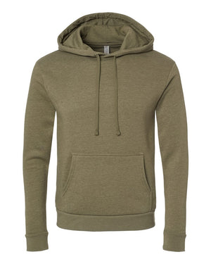 Next Level Unisex Malibu Pullover Hooded Sweatshirt - Heather Military Green