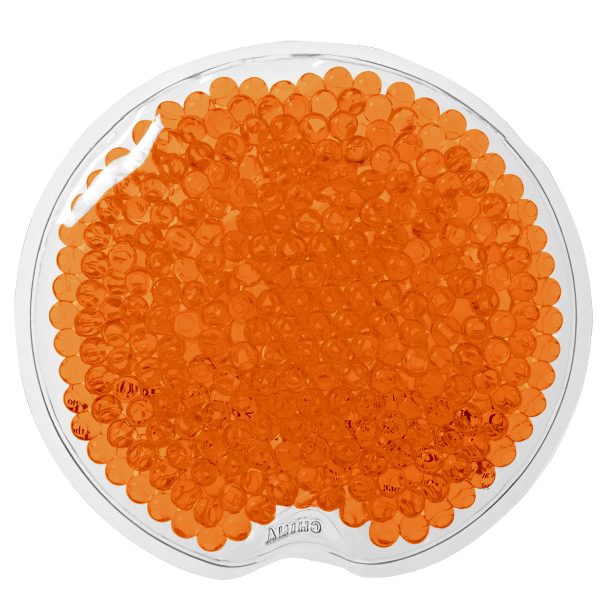 Small Round Gel Beads Hot/Cold Pack - Orange
