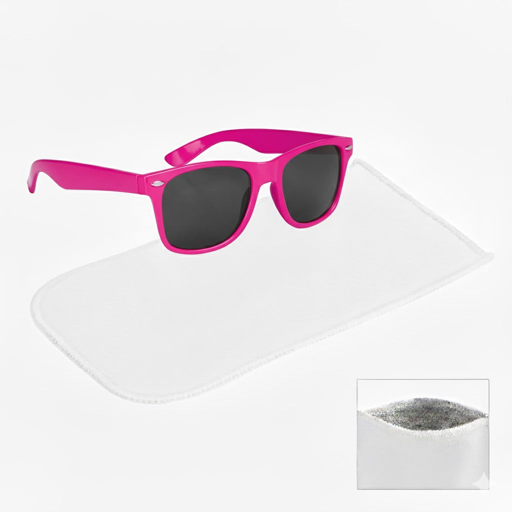 Malibu Sunglasses With Rpet Microfiber Sunglass Pouch - Magenta