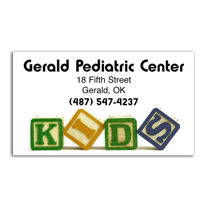 Business Card Magnet - Kids