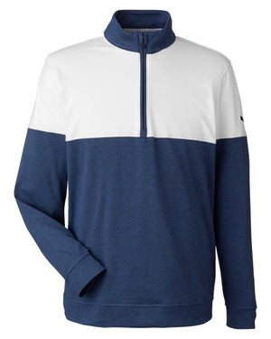 Men's Cloudspun Warm Up Quarter-Zip - Peacoat/Brt Wht