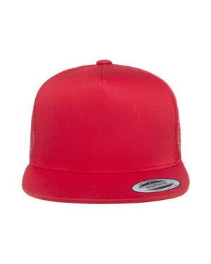 Adult Classic Trucker Cap - Red