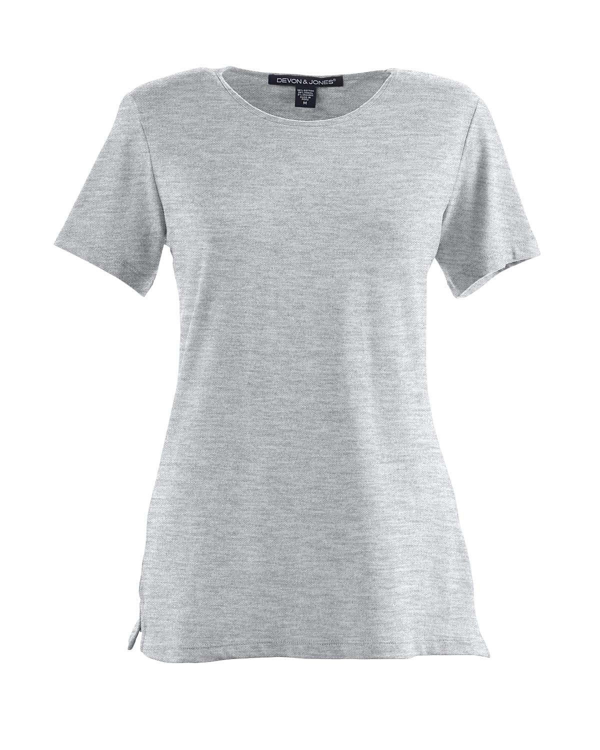 Ladies' Perfect Fit™ Shell T-Shirt - Grey Heather