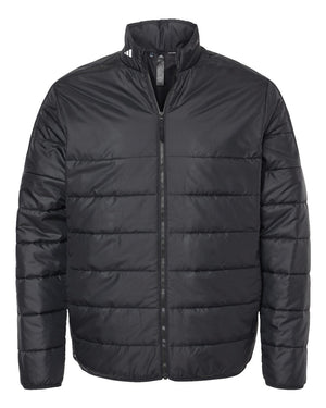 Adidas Men's 3-Stripes Puffer Full-Zip Jacket
