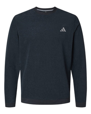 Adidas Men's Terry Loop Crewneck Sweatshirt - Black