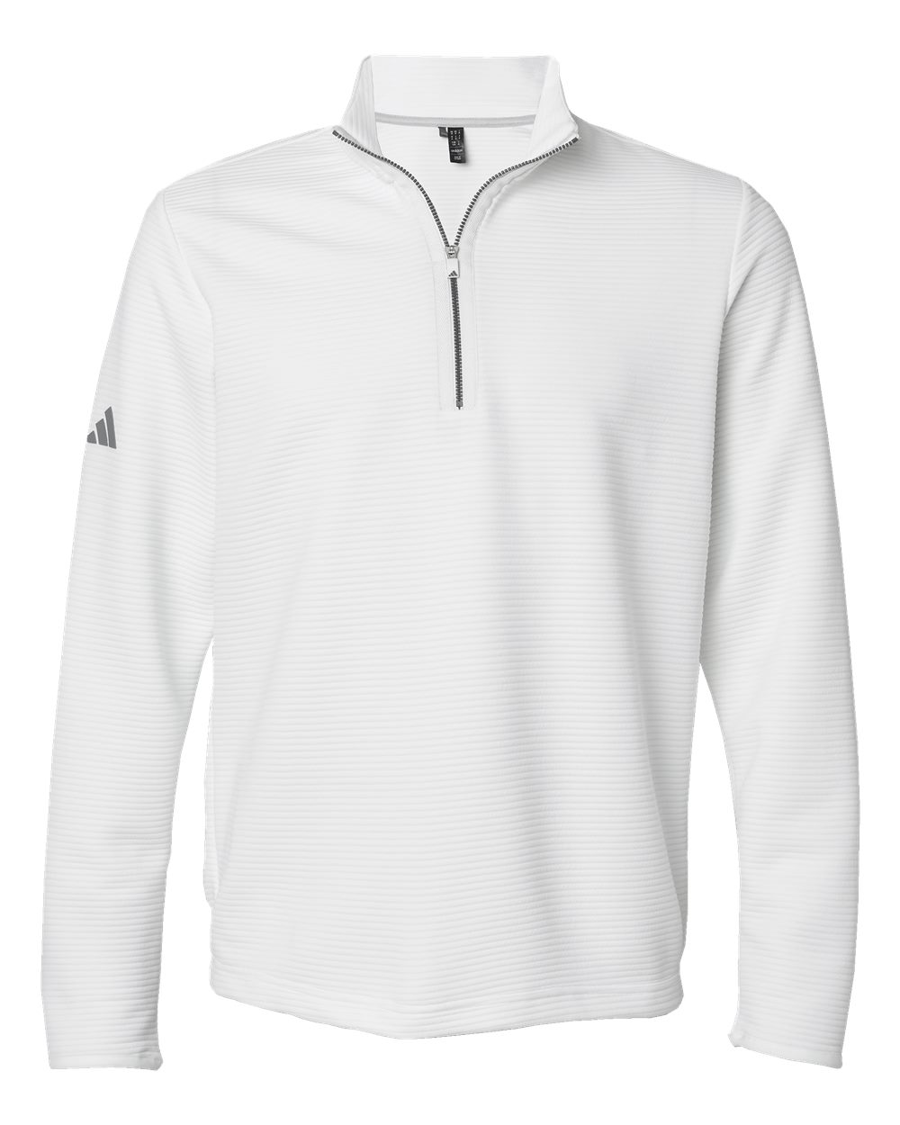 Adidas Men's Spacer Quarter-Zip Pullover - Core White