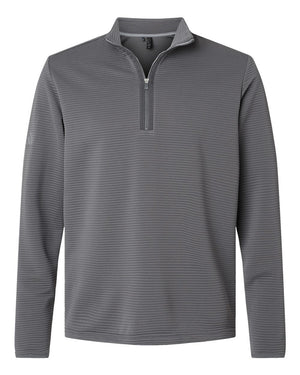 Adidas Men's Spacer Quarter-Zip Pullover - Grey Five