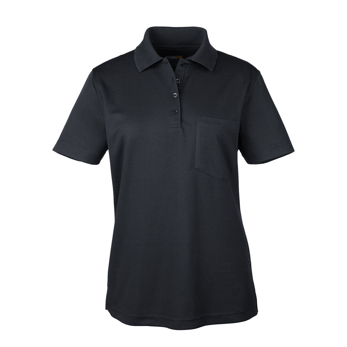 Core365 Origin Performance Pique Polo with Pocket - Women's - Black