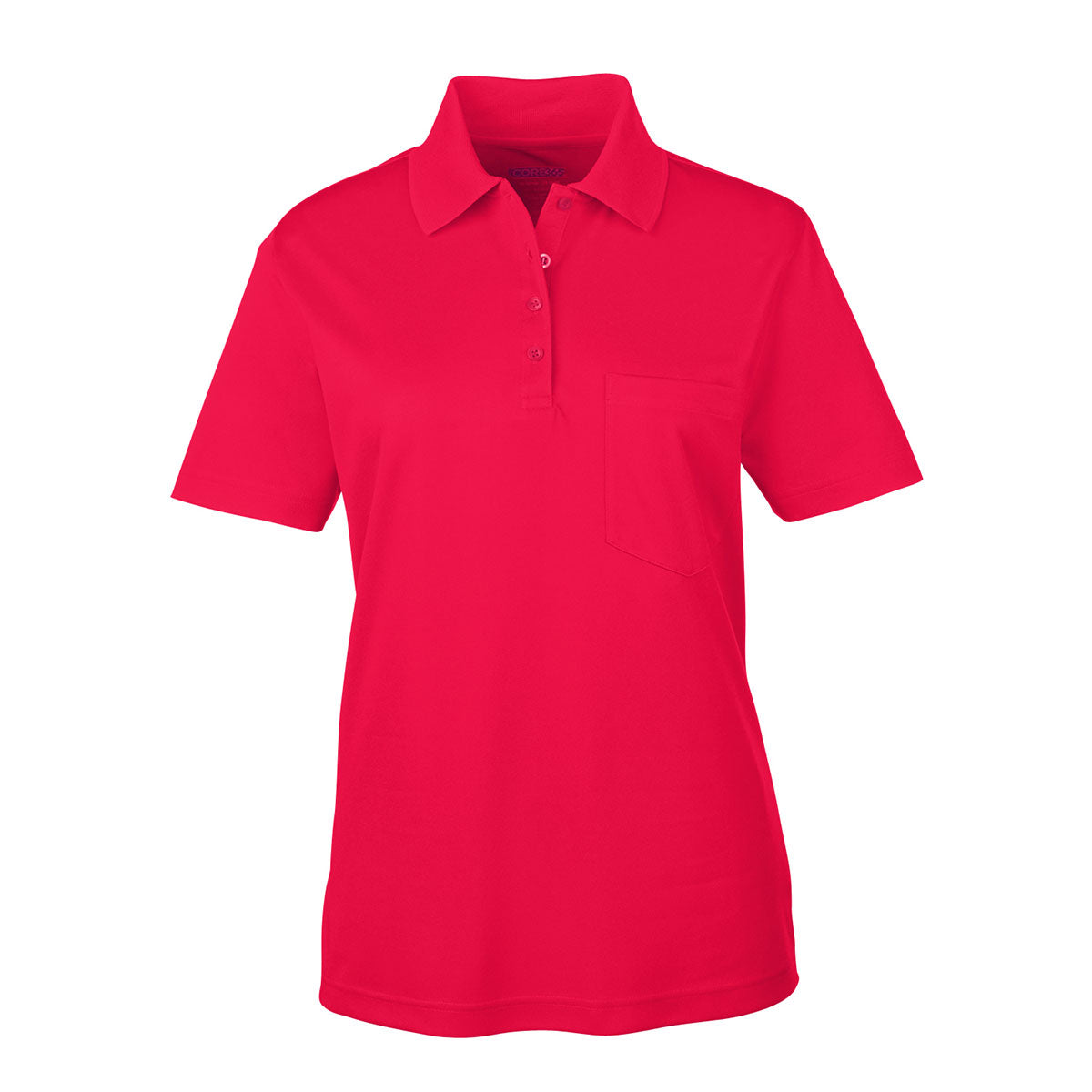 Core365 Origin Performance Pique Polo with Pocket - Women's - Red